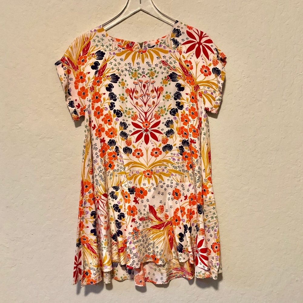 FREE PEOPLE Strawberry Fields boho mini dress - Picture 3 of 7